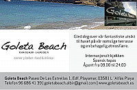 Goleta Beach menu