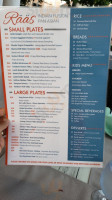 RAAS menu