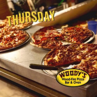 Woody's Wood-fire Pizza Oven food