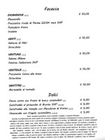 21 Posti menu