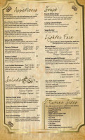Aspens Grill menu
