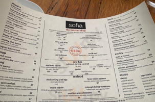 Sofia - Englewood menu