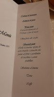 Lucrezia menu