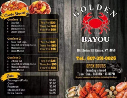 Golden Bayou menu