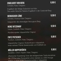 Hansecafe menu