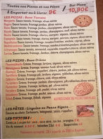 Auberge Du Patois menu