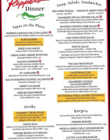 Peppers On The Plaza menu