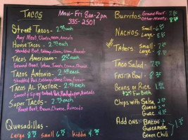 Tacos N Taters Fajita Grill menu
