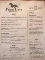 Painted Horse Grille menu