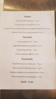 Osteria Samperone menu