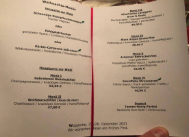 Essen'z Am Jägerhaus menu