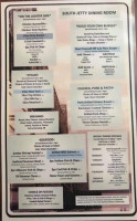 South Jetty Dining Room menu