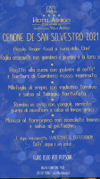 La Terrazza Asnigo menu