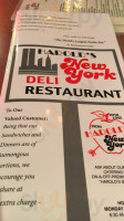 Harold's New York Deli menu