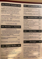 Four Star Diner menu