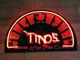 Tino's Artisan Pizza inside