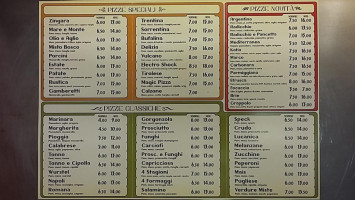 Magic Pizza Civezzano menu