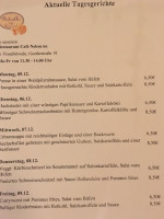 Cafe Nebenan menu