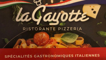 La Gayotte menu