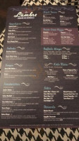 Lumbre And Grill menu