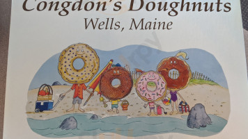 Congdon's Doughnuts menu