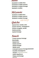 Le XXV menu