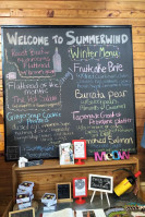Summerwind Vineyard menu