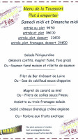 Le Marigny menu