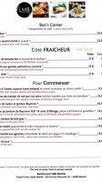 Le Restaurant LMB Biarritz menu