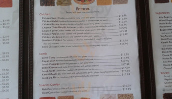 Curry House Cafe And menu