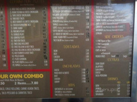 Posada Mexican Grill menu