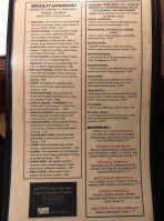 P K's Pub menu