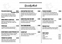 Rocksalt Bar And Restaurant menu