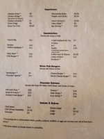 Flounder Inn menu