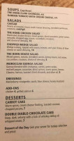 The Horn Public House And Brewery menu