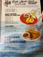 Captain Mack's Catfish menu