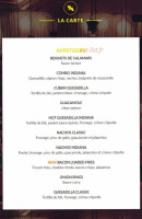 Indiana Ternes menu