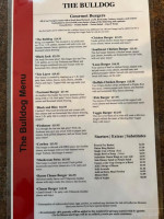 The Bulldog Diner menu