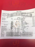 Fishersville Lunch Box Market menu