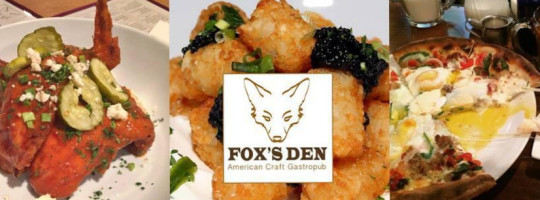 Fox's Den – American Craft Gastropub food