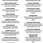 Cafe Te Belluga menu