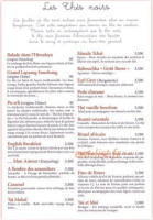 L'enchanté menu