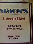 Simon's Favorites unknown