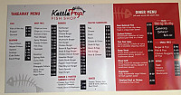 Kettlefryz Fish Shop menu