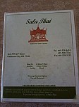 Sala Thai menu