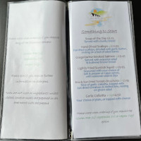 Myrtle Bank menu