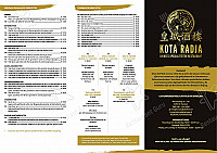 Chinees Specialiteiten Kota Radja menu