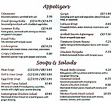 Lemon Grass Asian Bistro menu