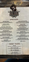 Last Stop Saloon menu