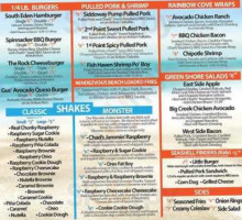 Some Beaches menu